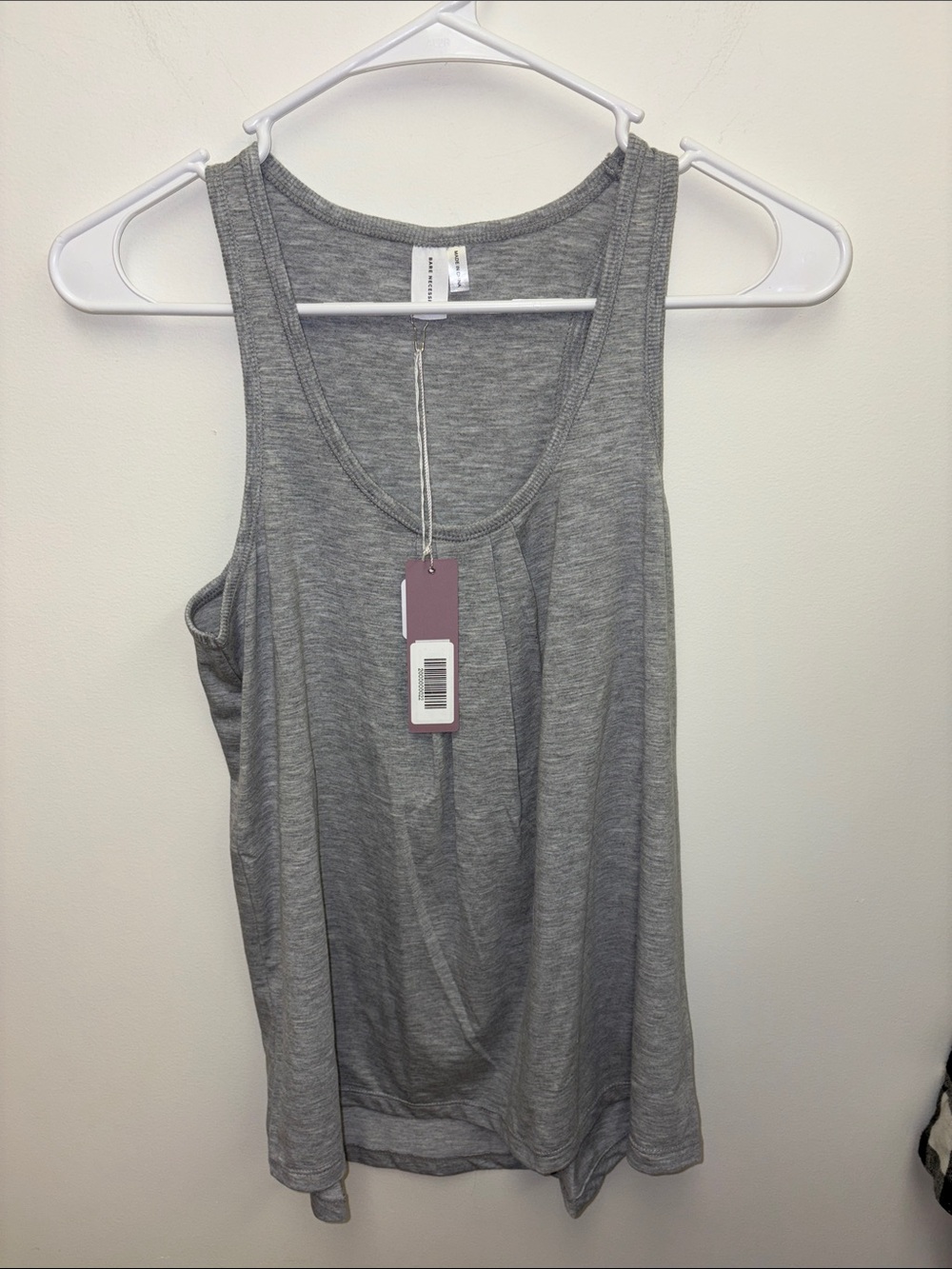 Bare Necessities Heather Gray Scoop Neck Tank